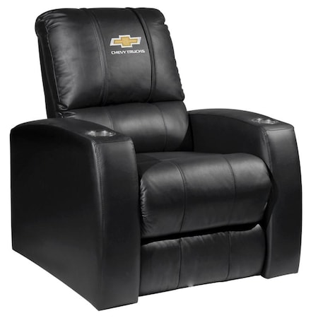 Dreamseat Home Theater Recliner with Chevy Trucks Logo XZ418301RHTCDBLK-PSGMC61001